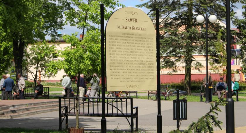 Bielsk Podlaski skwer im. Izabeli Branickiej