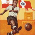Plakat promujący mecz (Polska przegrała spotkanie 4:1)