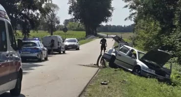 Poważny wypadek pod Brańskiem. Trzy osoby trafiły do szpitali