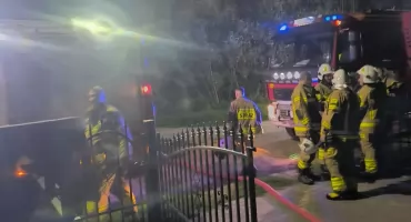 Wieczorny pożar w Wólce Zalewskiej. Do akcji ruszyli strażacy z trzech jednostek