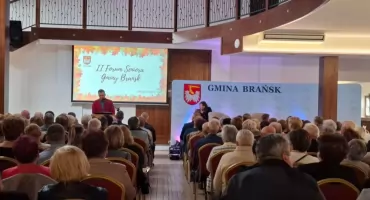 Seniorzy z gminy Brańsk rozmawiali z policją o tym, jak nie dać się oszukać [FOTO]
